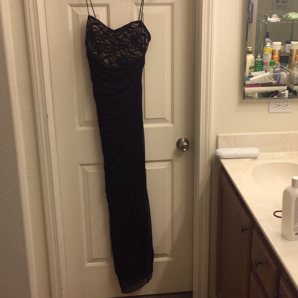 Black long gown